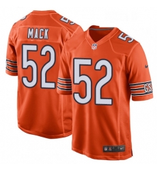 Mens Nike Chicago Bears 52 Khalil Mack Game Orange Alternate NFL Jersey Mens Nike Chicago Bears 52 Khalil Mack Game Orange Alternate NFL Jersey