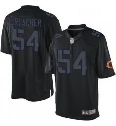 Mens Nike Chicago Bears 54 Brian Urlacher Limited Black Impact NFL Jersey Mens Nike Chicago Bears 54 Brian Urlacher Limited Black Impact NFL Jersey