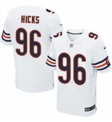Mens Nike Chicago Bears 96 Akiem Hicks Elite White NFL Jersey Mens Nike Chicago Bears 96 Akiem Hicks Elite White NFL Jersey