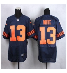 New Chicago Bears #13 Kevin White Navy Blue 1940s Throwback Men Stitched NFL Elite jersey New Chicago Bears #13 Kevin White Navy Blue 1940s Throwback Men Stitched NFL Elite jersey