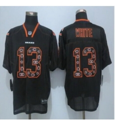 New Chicago Bears #13 Kevin White New Lights Out Black Men Stitched NFL Elite Jersey New Chicago Bears #13 Kevin White New Lights Out Black Men Stitched NFL Elite Jersey