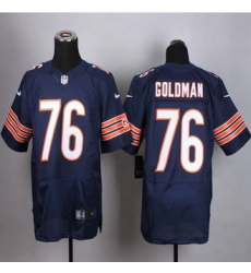 New Chicago Bears #76 Eddie Goldman Navy Blue Team Color Men Stitched NFL Elite Jersey New Chicago Bears #76 Eddie Goldman Navy Blue Team Color Men Stitched NFL Elite Jersey