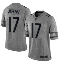 Nike Bears #17 Alshon Jeffery Gray Mens Stitched NFL Limited Gridiron Gray Jersey Nike Bears #17 Alshon Jeffery Gray Mens Stitched NFL Limited Gridiron Gray Jersey