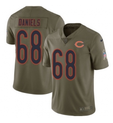 Nike Bears #68 James Daniels Olive Mens Stitched NFL Limited 2017 Salute To Service Jersey Nike Bears #68 James Daniels Olive Mens Stitched NFL Limited 2017 Salute To Service Jersey
