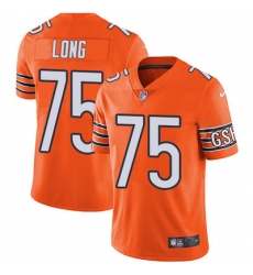 Nike Bears #75 Kyle Long Orange Mens Stitched NFL Limited Rush Jersey Nike Bears #75 Kyle Long Orange Mens Stitched NFL Limited Rush Jersey