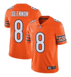 Nike Bears #8 Mike Glennon Orange Mens Stitched NFL Limited Rush Jersey Nike Bears #8 Mike Glennon Orange Mens Stitched NFL Limited Rush Jersey