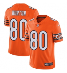 Nike Bears #80 Trey Burton Orange Men Stitched NFL Limited Rush Jersey Nike Bears #80 Trey Burton Orange Men Stitched NFL Limited Rush Jersey