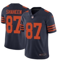 Nike Bears #87 Adam Shaheen Navy Blue Alternate Mens Stitched NFL Vapor Untouchable Limited Jersey Nike Bears #87 Adam Shaheen Navy Blue Alternate Mens Stitched NFL Vapor Untouchable Limited Jersey