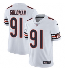 Nike Bears #91 Eddie Goldman White Mens Stitched NFL Vapor Untouchable Limited Jersey