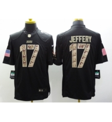 Nike Chicago Bears 17 Alshon Jeffery Black Salute to Service Limited NFL Jersey Nike Chicago Bears 17 Alshon Jeffery Black Salute to Service Limited NFL Jersey