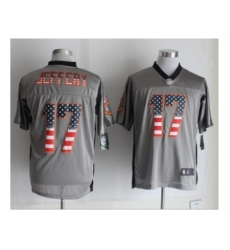 Nike Chicago Bears 17 Alshon Jeffery Grey Elite USA Flag Fashion NFL Jersey Nike Chicago Bears 17 Alshon Jeffery Grey Elite USA Flag Fashion NFL Jersey