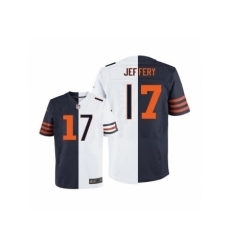 Nike Chicago Bears 17 Alshon Jeffery White-Blue Elite Elite split NFL Jersey Nike Chicago Bears 17 Alshon Jeffery White-Blue Elite Elite split NFL Jersey