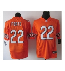 Nike Chicago Bears 22 Matt Forte Orange Limited NFL Jersey Nike Chicago Bears 22 Matt Forte Orange Limited NFL Jersey