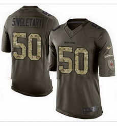 Nike Chicago Bears #50 Mike Singletary Green Mens Stitched NFL Limited Salute to Service Jersey Nike Chicago Bears #50 Mike Singletary Green Mens Stitched NFL Limited Salute to Service Jersey