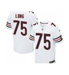 Nike Chicago Bears 75 Kyle Long White Elite NFL Jersey Nike Chicago Bears 75 Kyle Long White Elite NFL Jersey