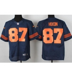 Nike Chicago Bears 87 Domenik Hixon Blue Elite Orange Number NFL Jersey Nike Chicago Bears 87 Domenik Hixon Blue Elite Orange Number NFL Jersey