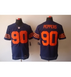 Nike Chicago Bears 90 Julius Peppers Blue Elite Orange Number NFL Jersey Nike Chicago Bears 90 Julius Peppers Blue Elite Orange Number NFL Jersey