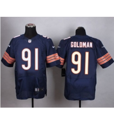 Nike Chicago Bears #91 Eddie Goldman Navy Blue Team Color Mens Stitched NFL Elite Jersey Nike Chicago Bears #91 Eddie Goldman Navy Blue Team Color Mens Stitched NFL Elite Jersey