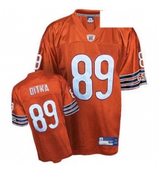 Reebok Chicago Bears 89 Mike Ditka Orange Replica NFL Alternate Jersey Reebok Chicago Bears 89 Mike Ditka Orange Replica NFL Alternate Jersey