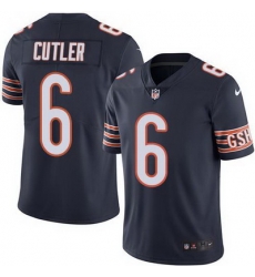 Nike Bears #6 Jay Cutler Navy Blue Mens Stitched NFL Limited Rush Jersey Nike Bears #6 Jay Cutler Navy Blue Mens Stitched NFL Limited Rush Jersey