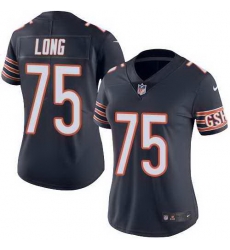 Nike Bears 75 Kyle Long Navy Women Color Rush Limited Jersey Nike Bears 75 Kyle Long Navy Women Color Rush Limited Jersey