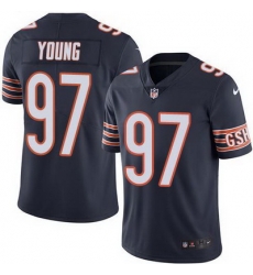 Nike Bears #97 Willie Young Navy Blue Mens Stitched NFL Limited Rush Jersey Nike Bears #97 Willie Young Navy Blue Mens Stitched NFL Limited Rush Jersey