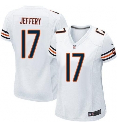 Nike NFL Chicago Bears #17 Alshon Jeffery White Women's Limited Road Jersey Nike NFL Chicago Bears #17 Alshon Jeffery White Women's Limited Road Jersey