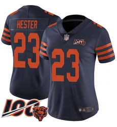 Women Chicago Bears 23 Devin Hester Limited Navy Blue Rush Vapor Untouchable 100th Season Football Jersey Women Chicago Bears 23 Devin Hester Limited Navy Blue Rush Vapor Untouchable 100th Season Football Jersey