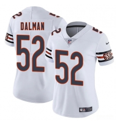 Women Chicago Bears 52 Drew Dalman White 2025 Vapor Stitched Jersey
