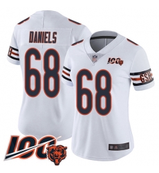 Women Chicago Bears 68 James Daniels White Vapor Untouchable Limited Player 100th Season Football Jersey Women Chicago Bears 68 James Daniels White Vapor Untouchable Limited Player 100th Season Football Jersey