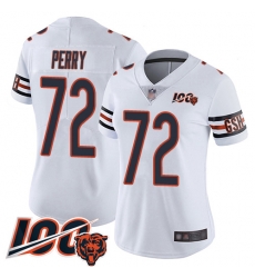 Women Chicago Bears 72 William Perry White Vapor Untouchable Limited Player 100th Season Football Jersey Women Chicago Bears 72 William Perry White Vapor Untouchable Limited Player 100th Season Football Jersey