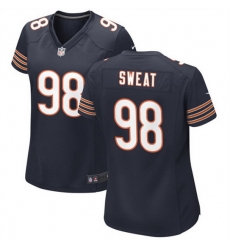 Women Chicago Bears 98 Montez Sweat Navy Stitched Jersey 28Run Small 29 Women Chicago Bears 98 Montez Sweat Navy Stitched Jersey 28Run Small 29