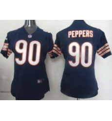 Women Nike Chicago Bears 90 Peppers Blue Nike NFL Game Jerseys Women Nike Chicago Bears 90 Peppers Blue Nike NFL Game Jerseys
