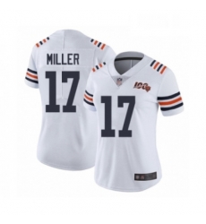 Womens Chicago Bears 17 Anthony Miller White 100th Season Limited Football Jersey Womens Chicago Bears 17 Anthony Miller White 100th Season Limited Football Jersey