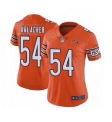 Womens Chicago Bears 54 Brian Urlacher Orange Alternate 100th Season Limited Football Jersey Womens Chicago Bears 54 Brian Urlacher Orange Alternate 100th Season Limited Football Jersey
