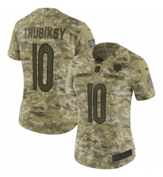 Womens Nike Chicago Bears 10 Mitchell Trubisky Limited Camo 2018 Salute to Service NFL Jersey Womens Nike Chicago Bears 10 Mitchell Trubisky Limited Camo 2018 Salute to Service NFL Jersey
