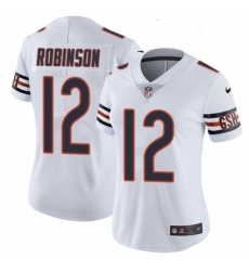 Womens Nike Chicago Bears 12 Allen Robinson White Vapor Untouchable Elite Player NFL Jersey Womens Nike Chicago Bears 12 Allen Robinson White Vapor Untouchable Elite Player NFL Jersey