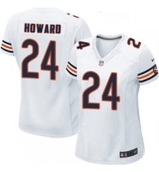 Womens Nike Chicago Bears 24 Jordan Howard Game White NFL Jersey Womens Nike Chicago Bears 24 Jordan Howard Game White NFL Jersey