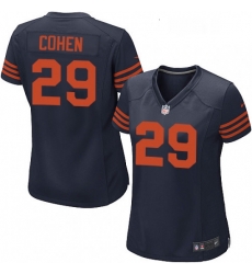 Womens Nike Chicago Bears 29 Tarik Cohen Game Navy Blue Alternate NFL Jersey Womens Nike Chicago Bears 29 Tarik Cohen Game Navy Blue Alternate NFL Jersey
