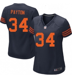 Womens Nike Chicago Bears 34 Walter Payton Game Navy Blue Alternate NFL Jersey Womens Nike Chicago Bears 34 Walter Payton Game Navy Blue Alternate NFL Jersey