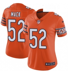 Womens Nike Chicago Bears 52 Khalil Mack Orange Alternate Vapor Untouchable Limited Player NFL Jersey Womens Nike Chicago Bears 52 Khalil Mack Orange Alternate Vapor Untouchable Limited Player NFL Jersey