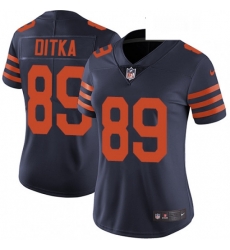 Womens Nike Chicago Bears 89 Mike Ditka Navy Blue Alternate Vapor Untouchable Limited Player NFL Jersey Womens Nike Chicago Bears 89 Mike Ditka Navy Blue Alternate Vapor Untouchable Limited Player NFL Jersey