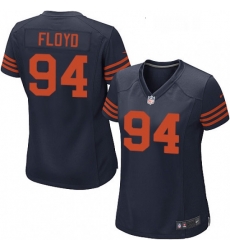 Womens Nike Chicago Bears 94 Leonard Floyd Game Navy Blue Alternate NFL Jersey Womens Nike Chicago Bears 94 Leonard Floyd Game Navy Blue Alternate NFL Jersey