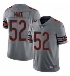 Bears #52 Khalil Mack Silver Youth Stitched Football Limited Inverted Legend Jersey Bears #52 Khalil Mack Silver Youth Stitched Football Limited Inverted Legend Jersey