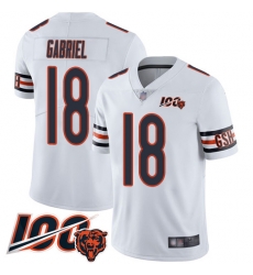Youth Chicago Bears 18 Taylor Gabriel White Vapor Untouchable Limited Player 100th Season Football Jersey Youth Chicago Bears 18 Taylor Gabriel White Vapor Untouchable Limited Player 100th Season Football Jersey
