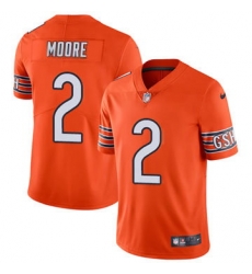 Youth Chicago Bears 2 DJ Moore Orange Vapor Limited Stitched NFL Jersey Youth Chicago Bears 2 DJ Moore Orange Vapor Limited Stitched NFL Jersey