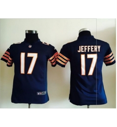 Youth Nike Bears #17 Alshon Jeffery Navy Blue Team Color Stitched NFL Elite Jersey Youth Nike Bears #17 Alshon Jeffery Navy Blue Team Color Stitched NFL Elite Jersey