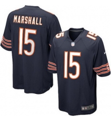 Youth Nike Chicago Bears 15# Brandon Marshall Game Navy Blue Color Jersey Youth Nike Chicago Bears 15# Brandon Marshall Game Navy Blue Color Jersey