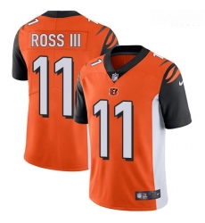 Bengals 11 John Ross III Orange Alternate Men Stitched Football Vapor Untouchable Limited Jersey Bengals 11 John Ross III Orange Alternate Men Stitched Football Vapor Untouchable Limited Jersey