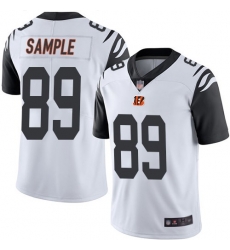 Bengals 89 Drew Sample White 2019 NFL Draft First Round Pick Color Rush Limited Jersey Bengals 89 Drew Sample White 2019 NFL Draft First Round Pick Color Rush Limited Jersey